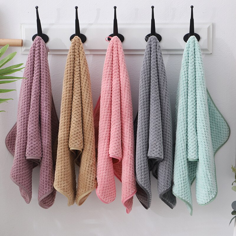 Luxury Bathroom Towel Set Quick Drying Microfiber Hair Towels Soft Absorbent Bath Towel Set 35x75cm+70x140cm For Women Man