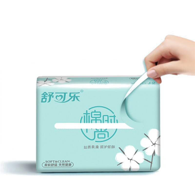 10 Pack/bag Paper Napkins Serviettes Home Table Toilet Tissue Draw Paper White Print Not Easy To Tear Cleaning Toilet Tissue