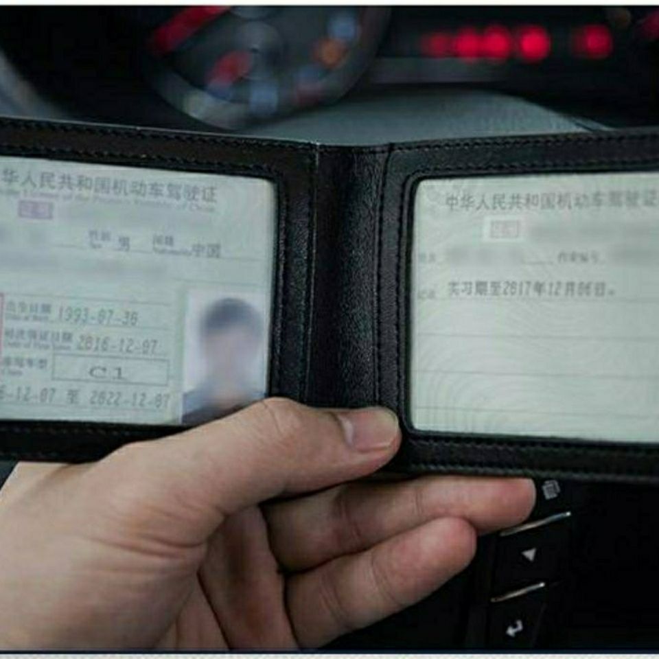 2020 skóra ultra-cienka dla Buick prawo jazdy skórzana okładka na paszport męskie karty kredytowe ID portfel na karty uchwyt Tarjetero