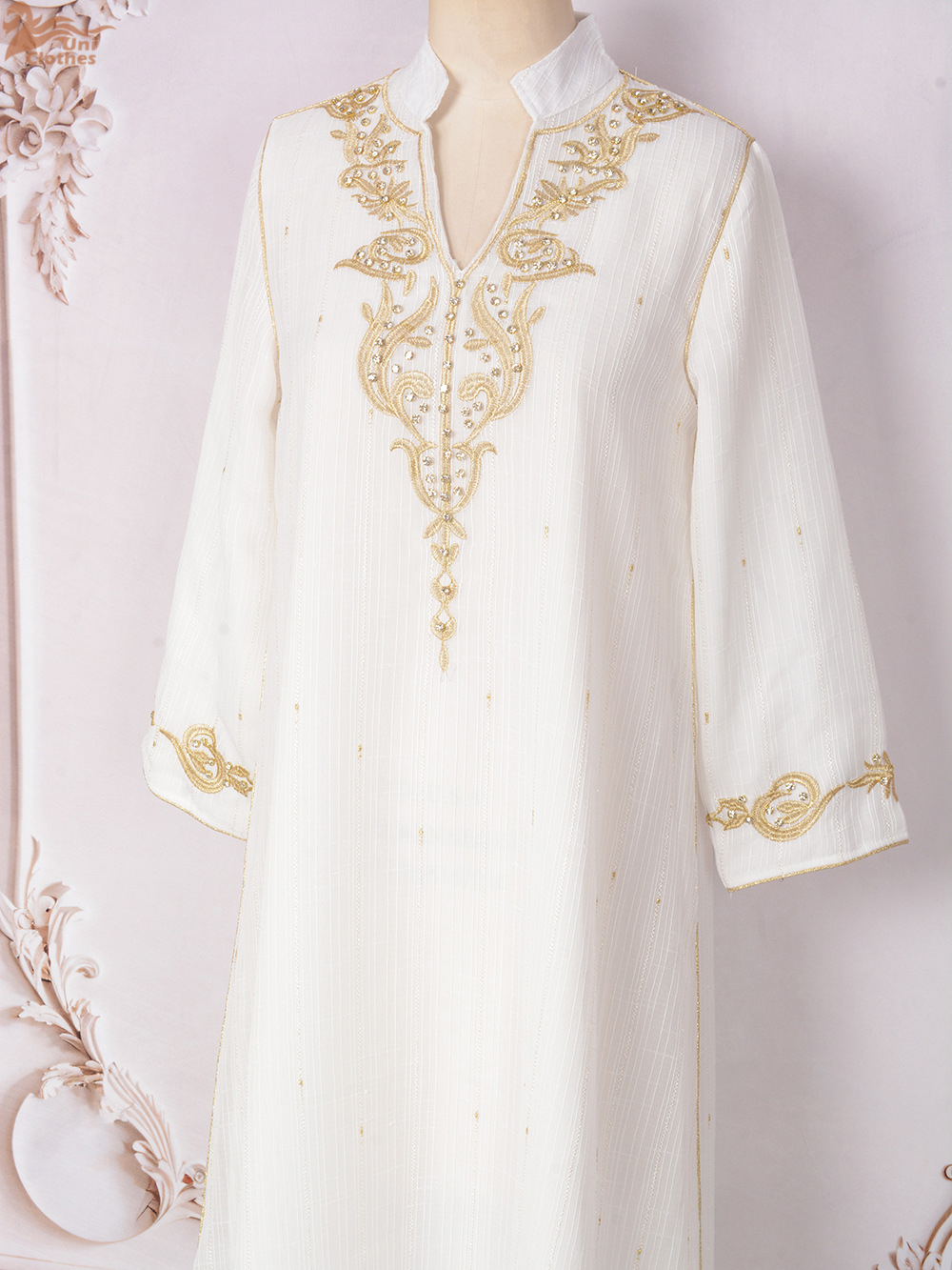 Vestidos caftán Abaya Jalabiya para mujer, vestido largo de musulmán bordado, Abayas sauditas Eid Ramadán Dubai Islam Marocain Vestidos
