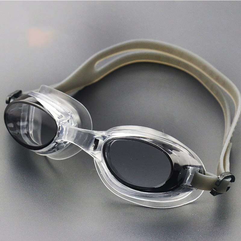 Barn anti-tåge svømmebriller briller uv farvet linse dykning svømmebriller smr 88: Sort