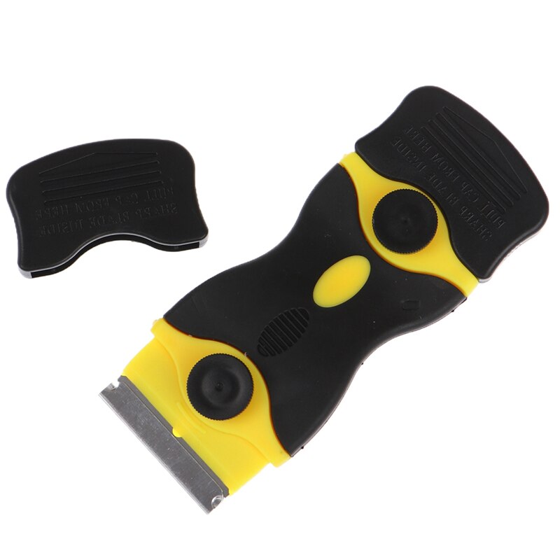 1pc Plastic Handle Razor Scraper Ceramic Glass Oven Window Tinting Tool