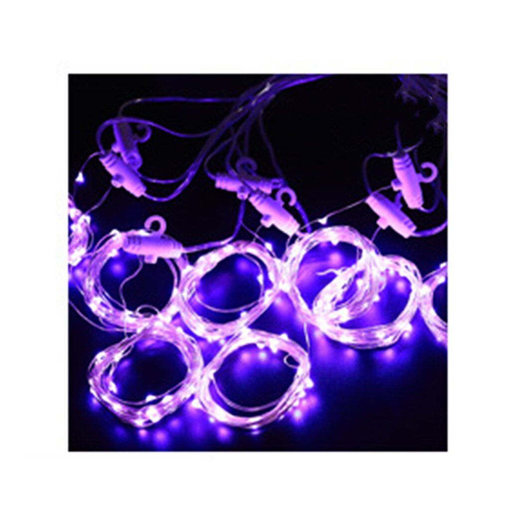 3 x 3m 300 ledet gardin fe strenger lys hengende bakgrunn vegglampe bryllup jul festdekorasjoner usb makt global bruk: Nr. .5