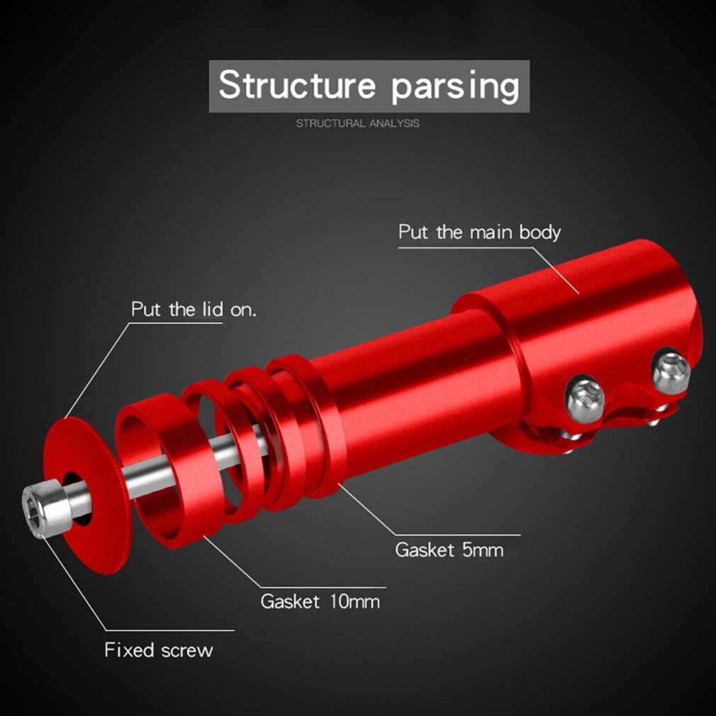 Tige de bicyclette avant fourche tête Tube vélo VTT hauteur augmentant hauteur de leader augmenter extenseur hauteur