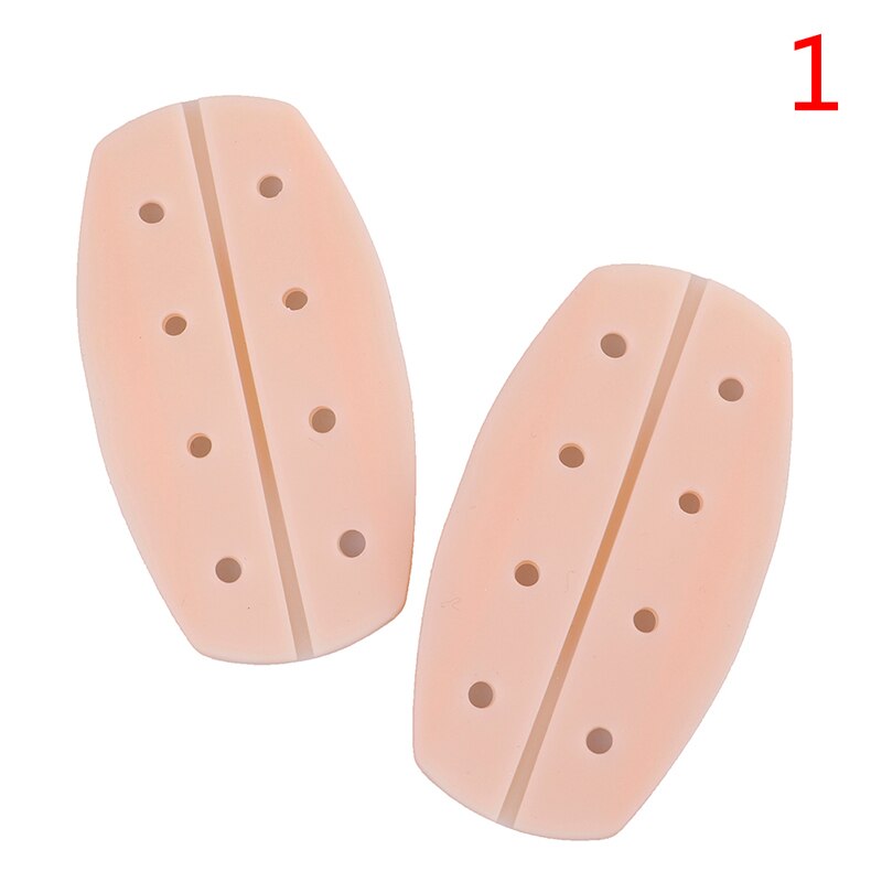 Hombreras de silicona suave antideslizantes, almohadilla Invisible para el hombro, correa para sujetador, cojines, soporte para ropa DIY, accesorios de costura de tela, 2 uds.: 7