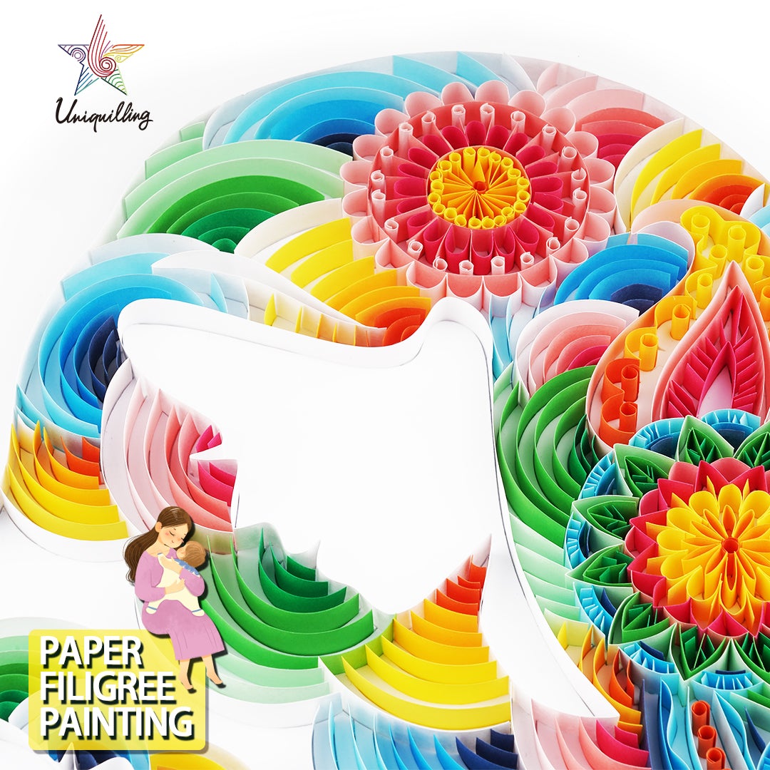 Geformt Creations Quilling Papier Highlight – 0,125 Zoll, Grün & Rot, 6-teilig, Für Bastelprojekte