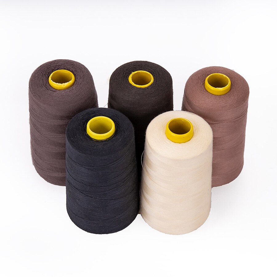 Máquina de coser para cabello, herramientas para pelucas, hilo para tejer de algodón y nailon, accesorios para pelucas, gorras, herramientas de extensión de cabello