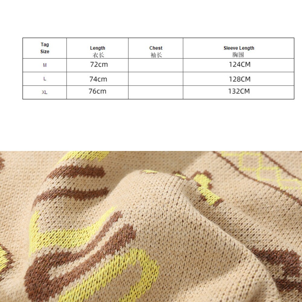 95%  bomulds vintage strik vest herre trøjer blomsterprint brun efterår jacquard ærmeløs trøje koreansk tøj