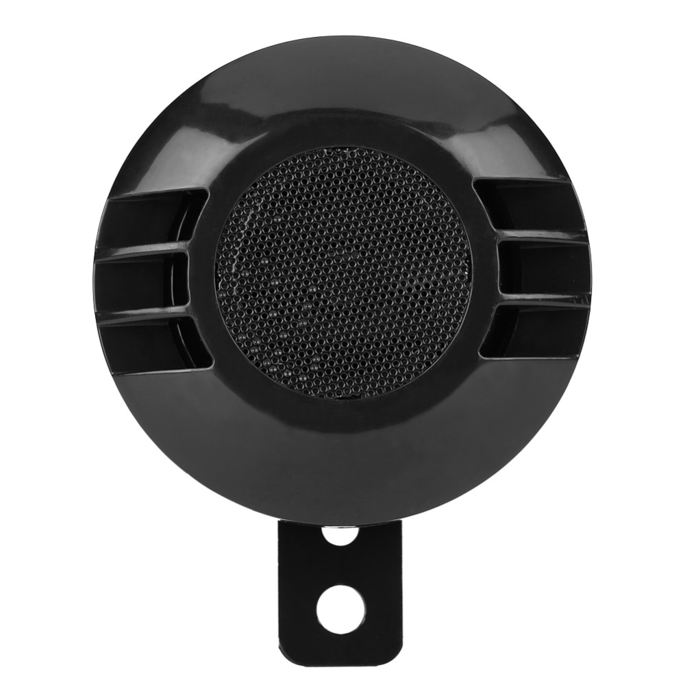 110dB 430HZ głośny elektryczny klakson ślimakowy głośnik uniwersalny robić 12V motocykl samochodowy czarna wodoodporna piaskowa Moto klakson ślimakowy