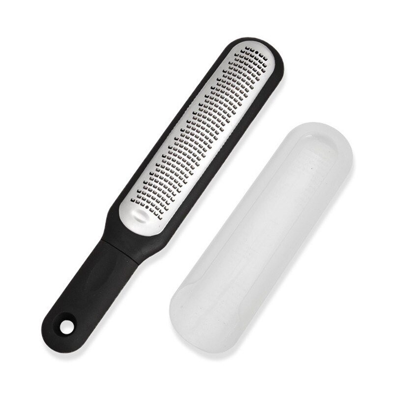 Multifunctional Cheese Grater Stainless Steel Garlic Ginger Lemon Grating Zester Cheese fruit Grater Utensil Wide Plate: A1 Silver