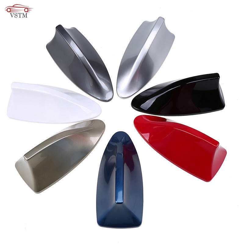 Car Style Shark Fin Antenna Auto Radio Signal Aerials Roof Antennas