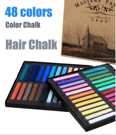 48 Kleuren Schilderen Krijt, Populaire Kleur Haar Krijt, schilderen Kleur Krijt Hign Dye Haar Krijt Voor Kunstenaar
