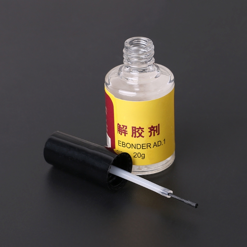 Bouteille de dissolvant de colle adhésive, 20g, pour résine époxy UV