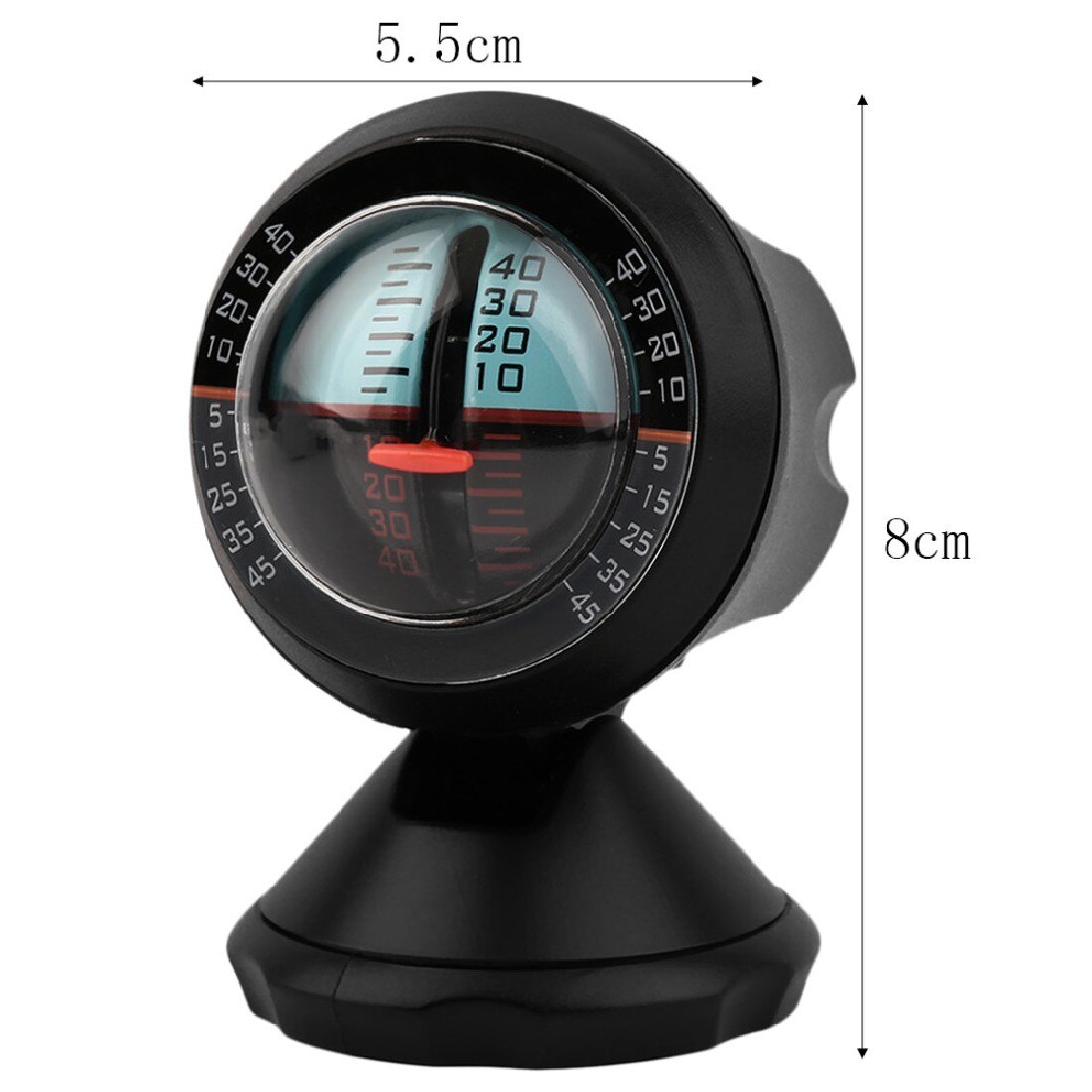 Car Inclinometer Level Tilt Gauge Indicator Angle Slope Level Meter Tool Gradient Balancer SUV Declinator