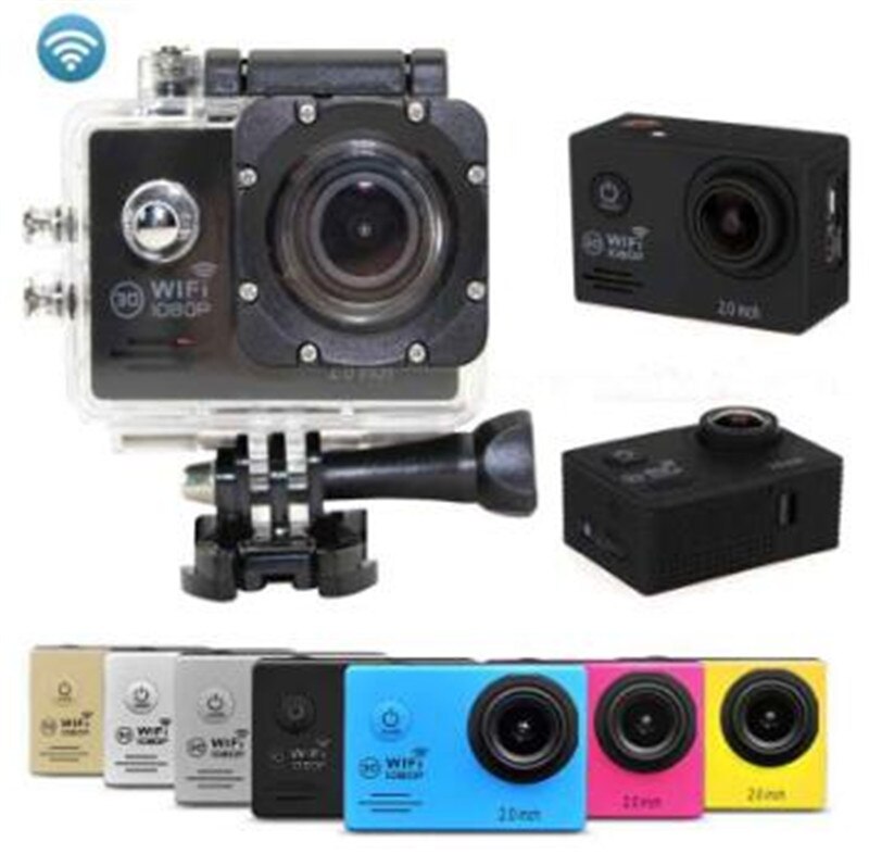 2.0 LCD photo Cameras 1080P 12MP WiFi Video Cameras 30M Waterproof Full HD DVR