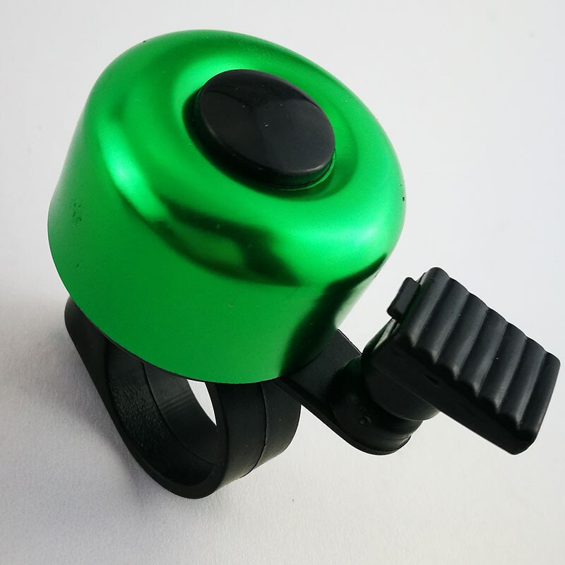 Bicycle Bell Alloy Mountain Road Bike Horn Sound Alarm For Safety Cycling Handlebar Metal Ring Bicycle Call Bike Accessories: Green