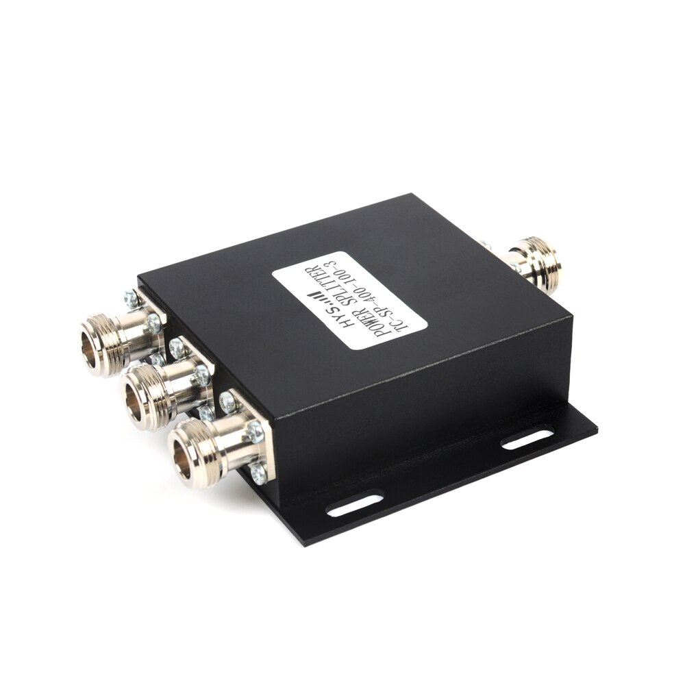 3 Way UHF 400-500MHz Antenna Power Splitter 50W Two Way Radio Repeater Power Divider with N Female connectors