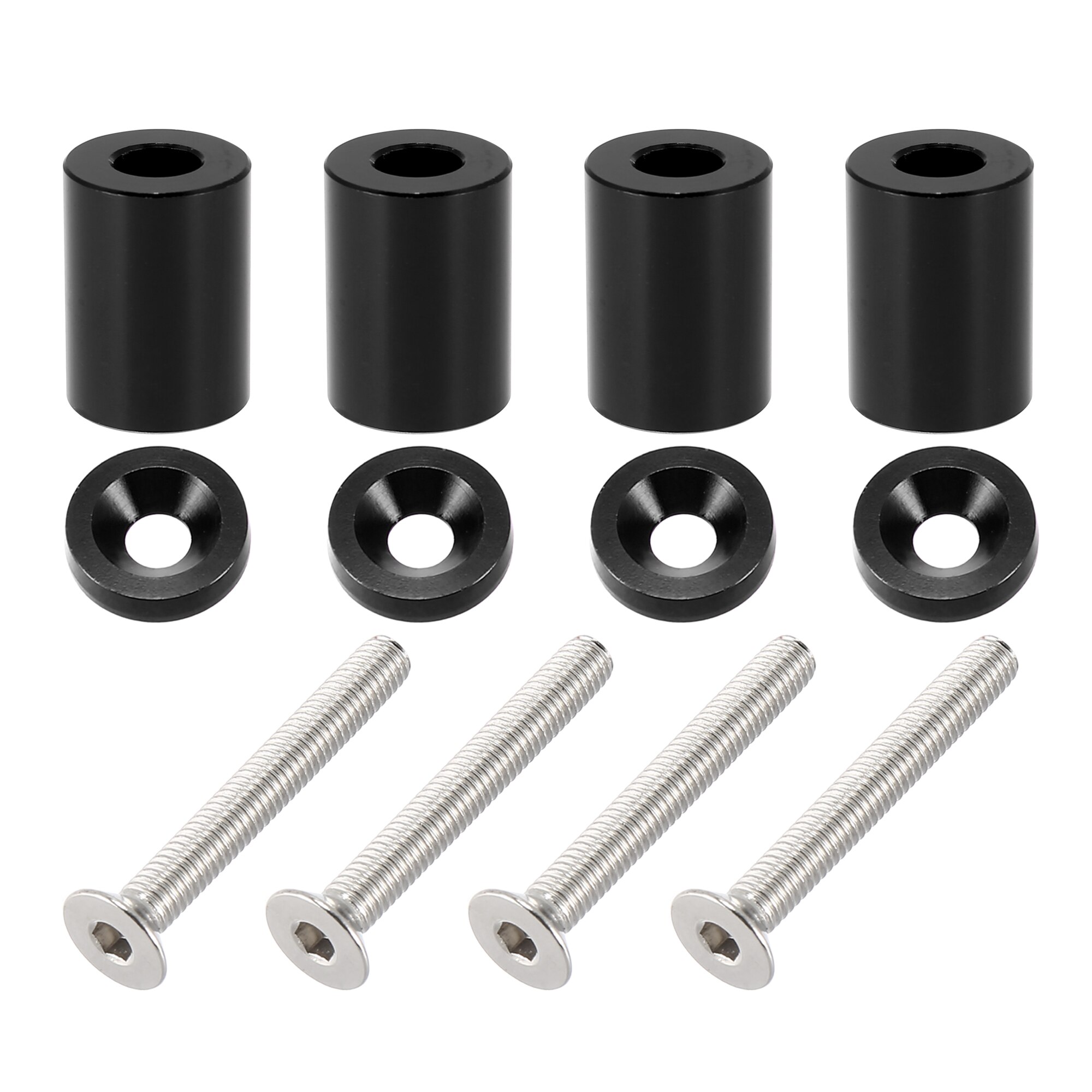 X Autohaux Auto Motor Kap Vent Spacer Riser Aluminium 6Mm 8 Kleuren Motorkap Riser Spacer Vervanging Kits