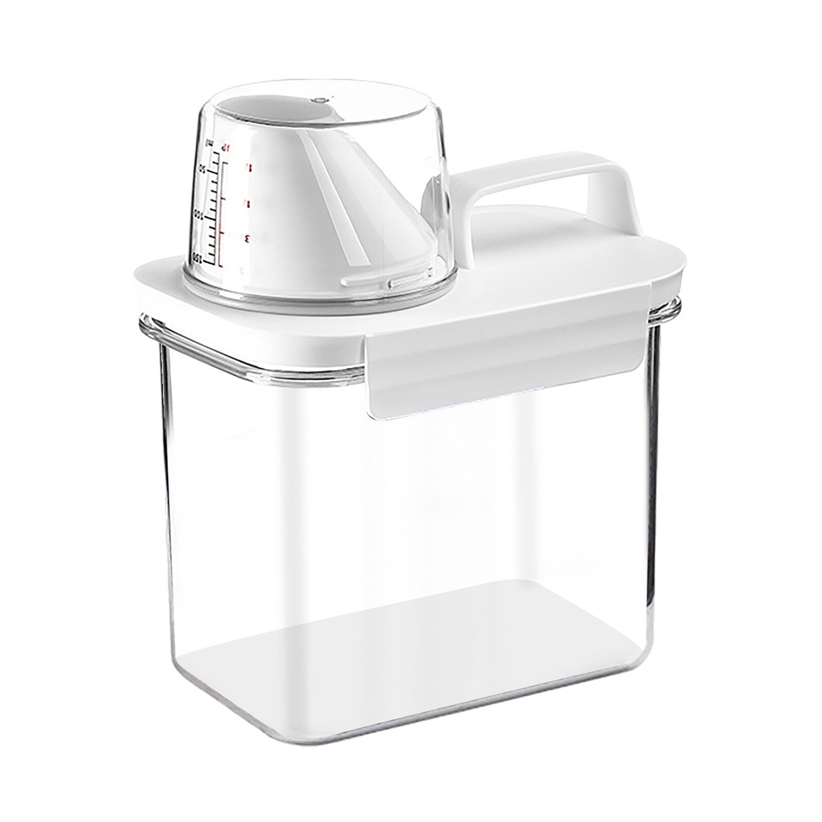 Plastikowy dyspenser płatków zbożowych schowek robić kuchni robić jedzenia brązowy ryż pojemnik ziarna suszone ryż przekąnarty żywności zamknięte słoik może: 1100ml