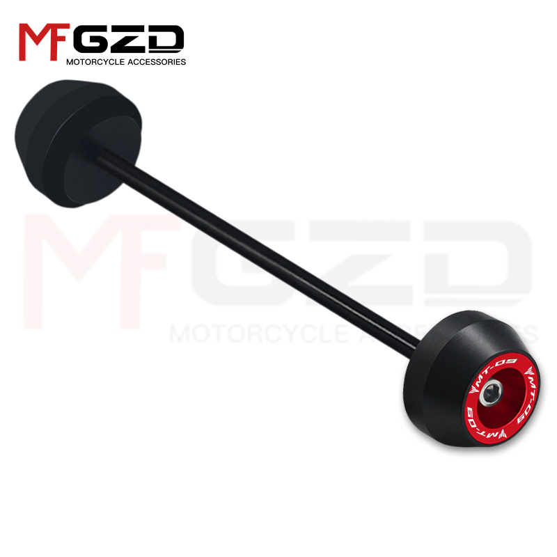 Protecteur de collision d'essieu coulissant de fourche de roue avant et arrière, accessoires de moto mt09 pour YAMAHA MT-09 2022 2023: Gris foncé