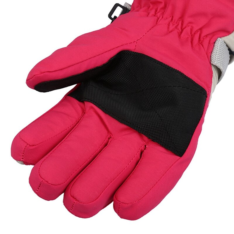 Children's Outdoor Skiing Riding Gloves Winter Thickening Warm Hiking Waterproof Non-Slip Windproof Snow Gloves
