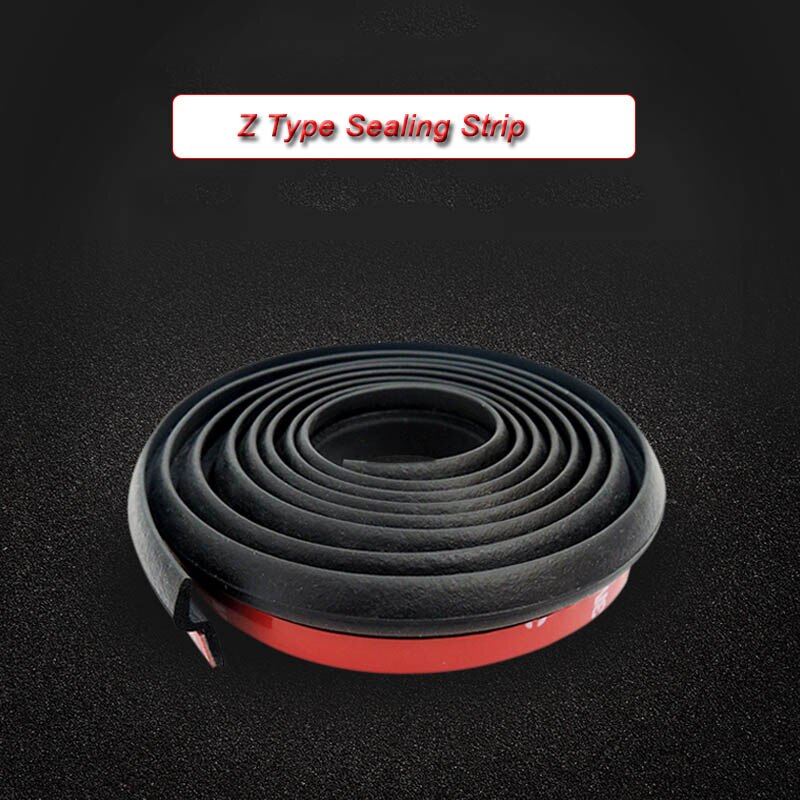 Z-vormige autodeurafdichting epdm universele geluidsisolatie tochtstrip afdichting rubberen strip afwerking auto afdichtingen externe auto accessoire