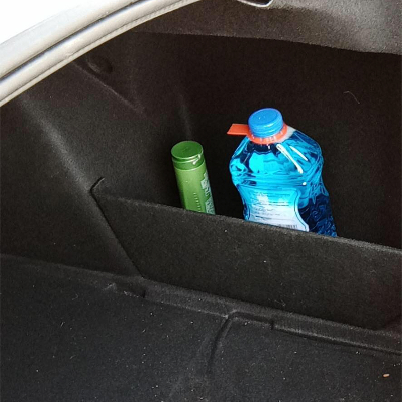 Car Trunk Side Storage Organizer Board Storage Partitions on Both Sides of The Trunk Partition Tail Box for citroen for c-qurtre