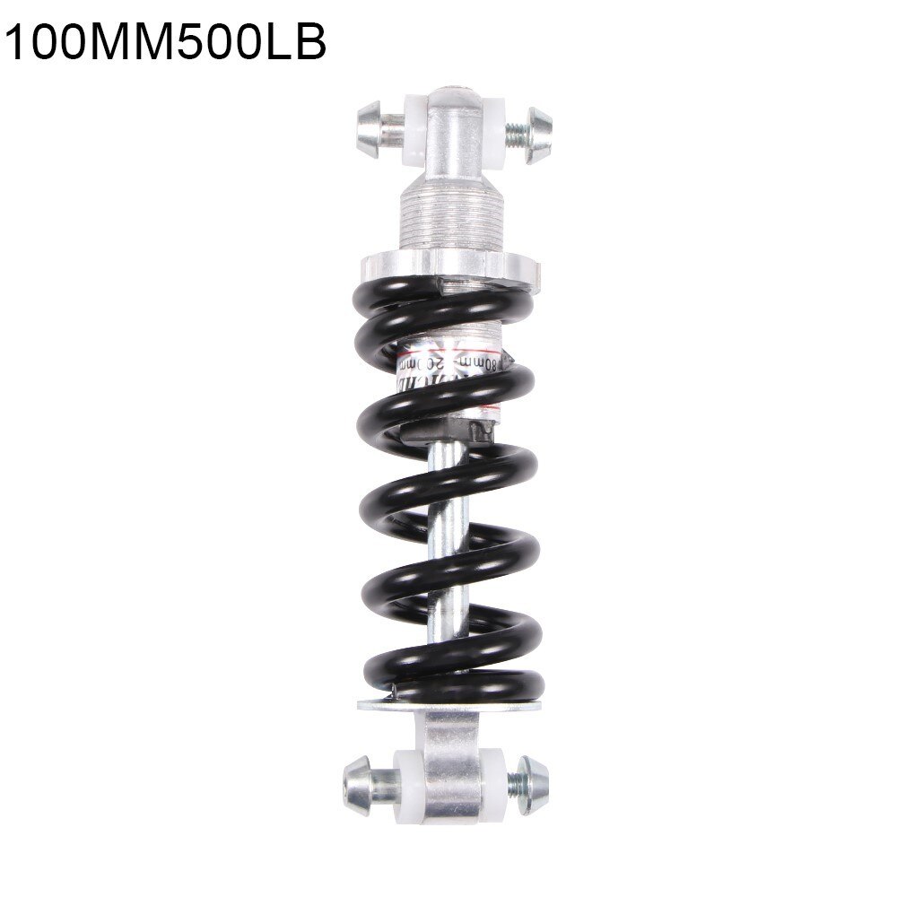 VTT métal durabilité amortisseur Suspension arrière ressort de pare-chocs 100mm 125mm 150mm pour vtt vélo accessoires: Rouge