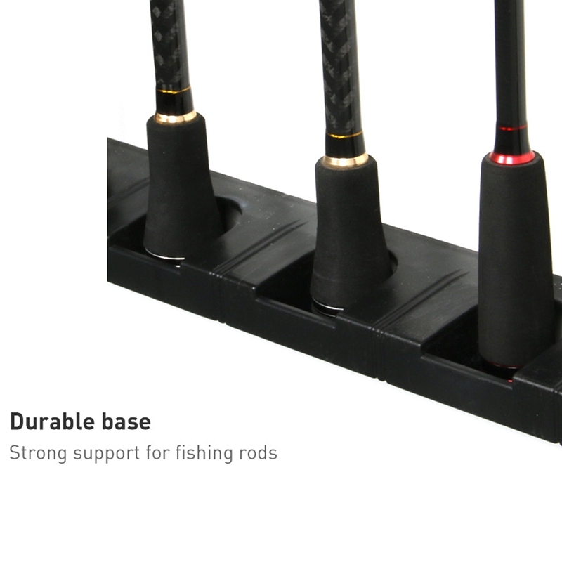 Fishing Rod Storage Rack Fishing Pole Stand,Vertical 6-Rod Rack Fishing Pole Holder Rod Holders Wall Mount Modular