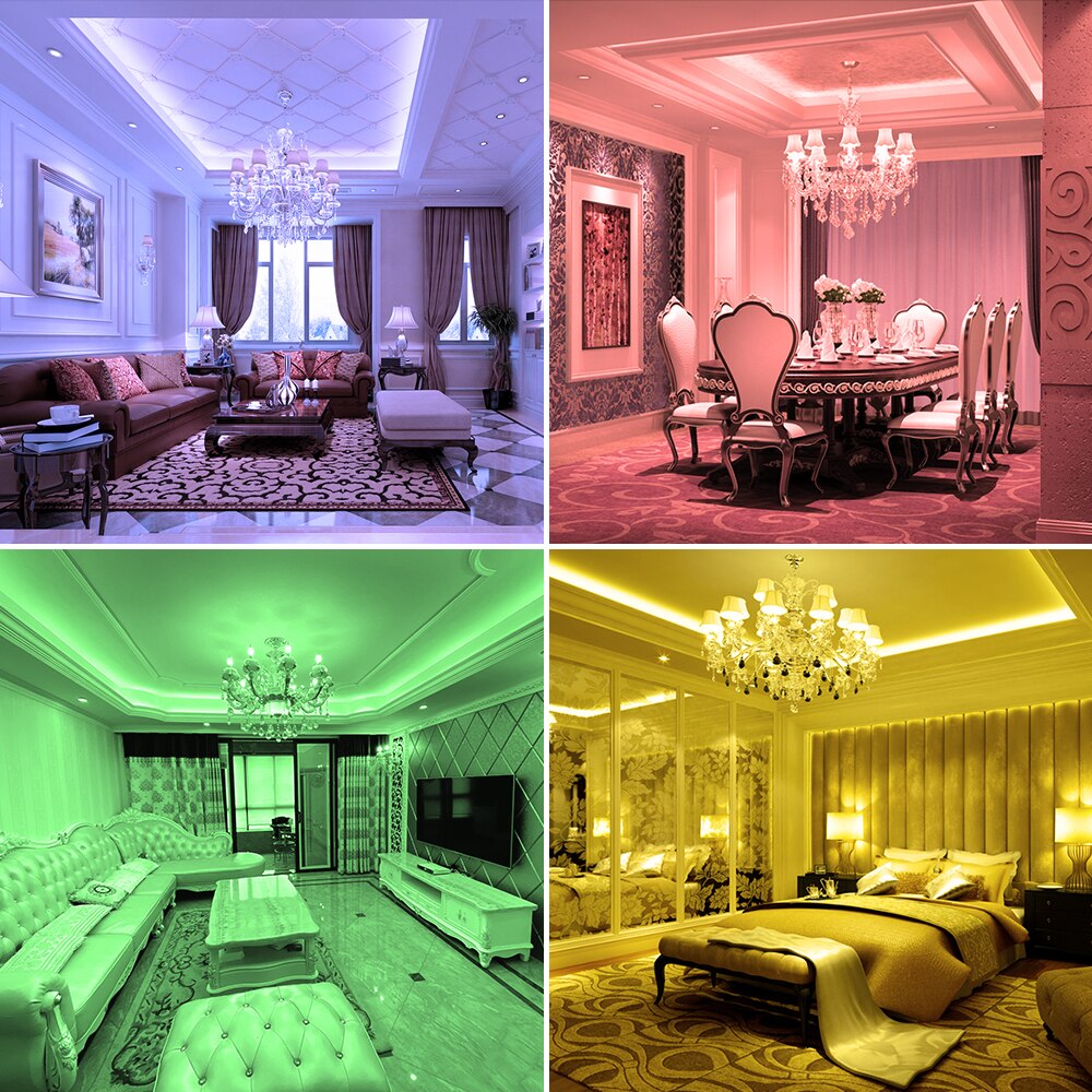 E12 E14 Zigbee Led Smart Bulb 4W Dimmable RGBCCT Ambiance Decorative Candle Bulbs Compatible with Echo Plus And SmartThing