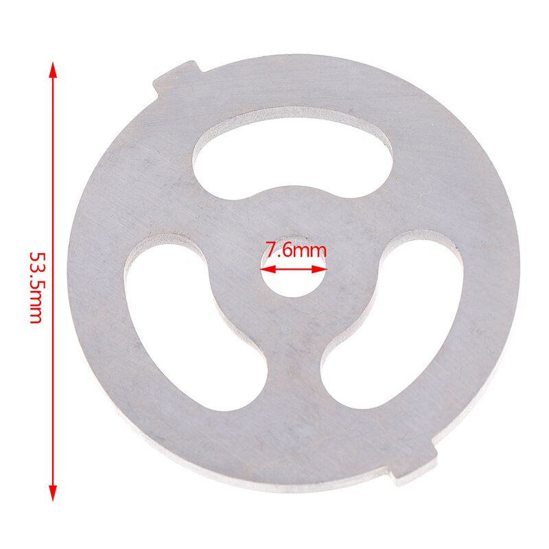 Large 3 Holes Stainless Steel Meat Grinder Plate Net Knife Home Meat Grinder Parts With A Caliber Of Less Than 55mm