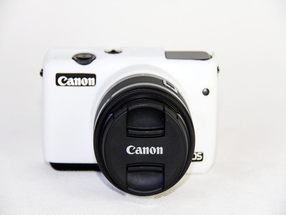 Funda de cámara de silicona para Canon EOS M10/EOS M100 la más nueva cubierta protectora 1pc