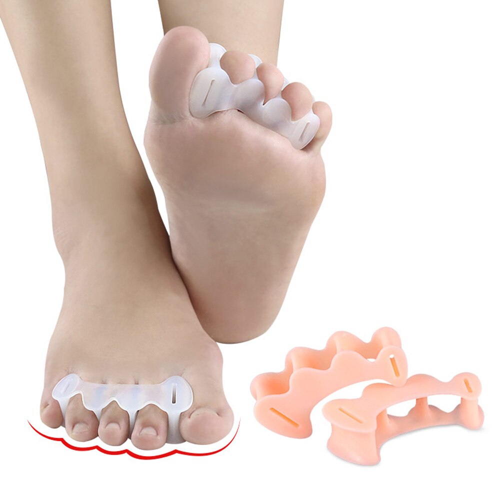 Tcare 1 par knyst korrigerer aflastningsbeskytter knyst tå glattejern naturlig behandling smerte hallux valgus tæer led tå separatorer