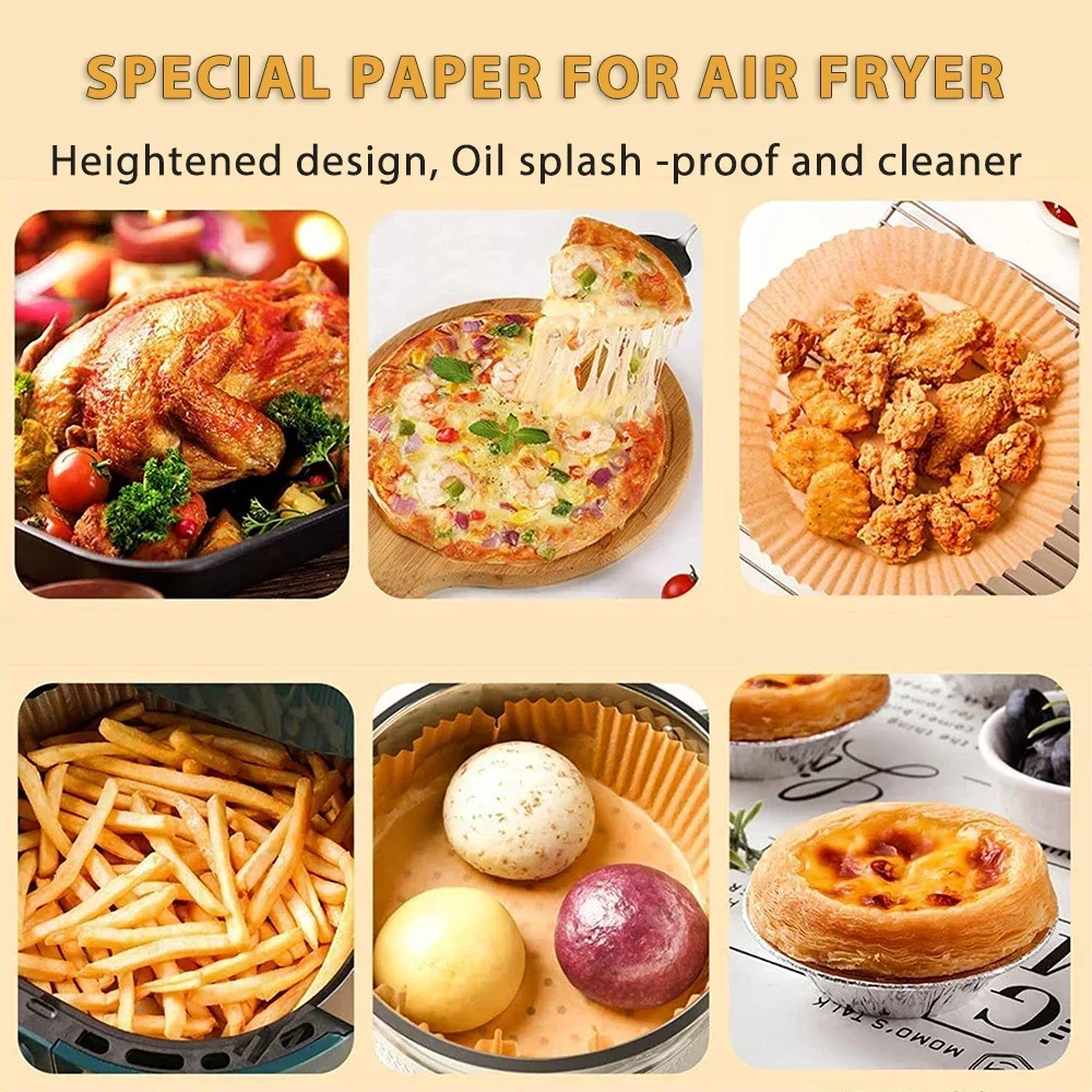 Acessórios de cozinha de ar fritadeira gadgets de cozinha utensílios de papel descartáveis pastelaria suprimentos de cozimento acessório bakeware barra de jantar