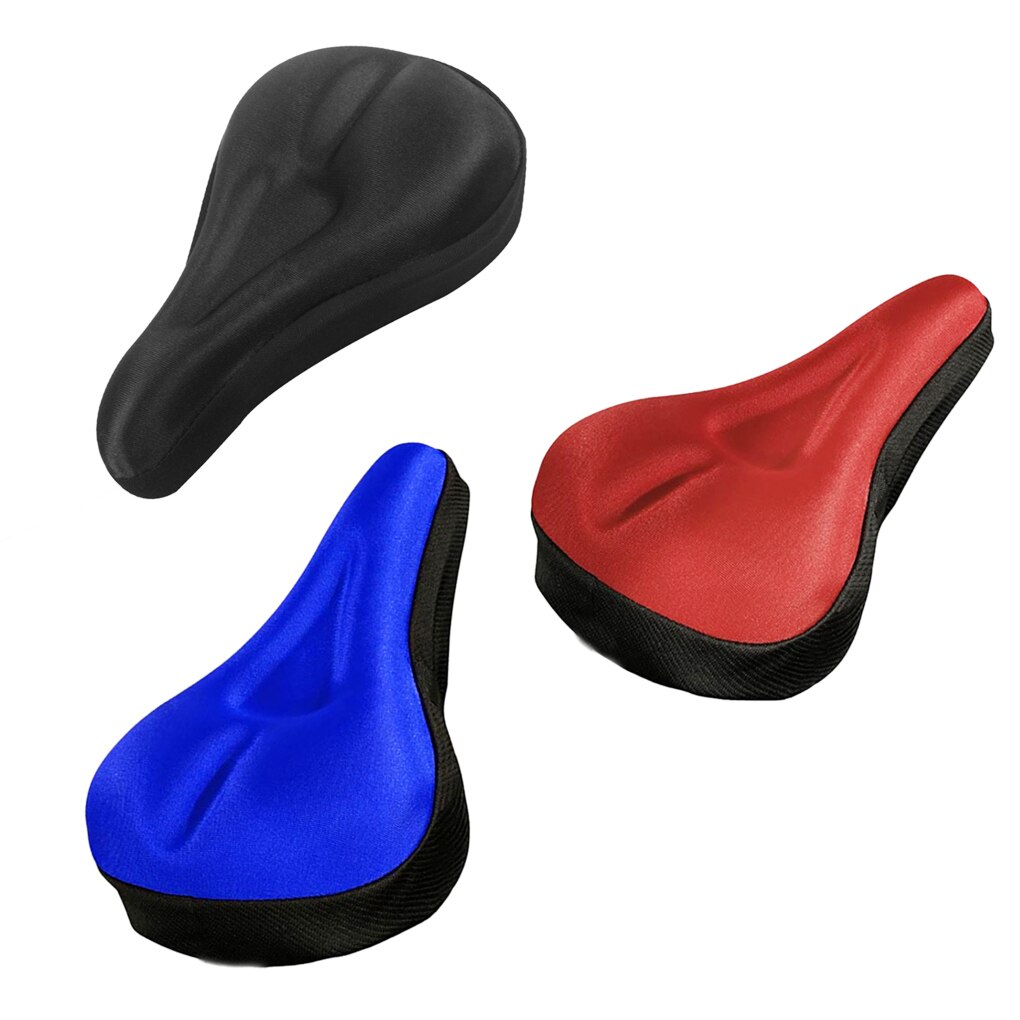 MTB Sitze GEL Silikon Schwamm Fahrrad 3D Weiche Gel Sattel Sitz Abdeckung Kissen Pad Wasserdichte Universal Bike Sitze Bike Zubehör