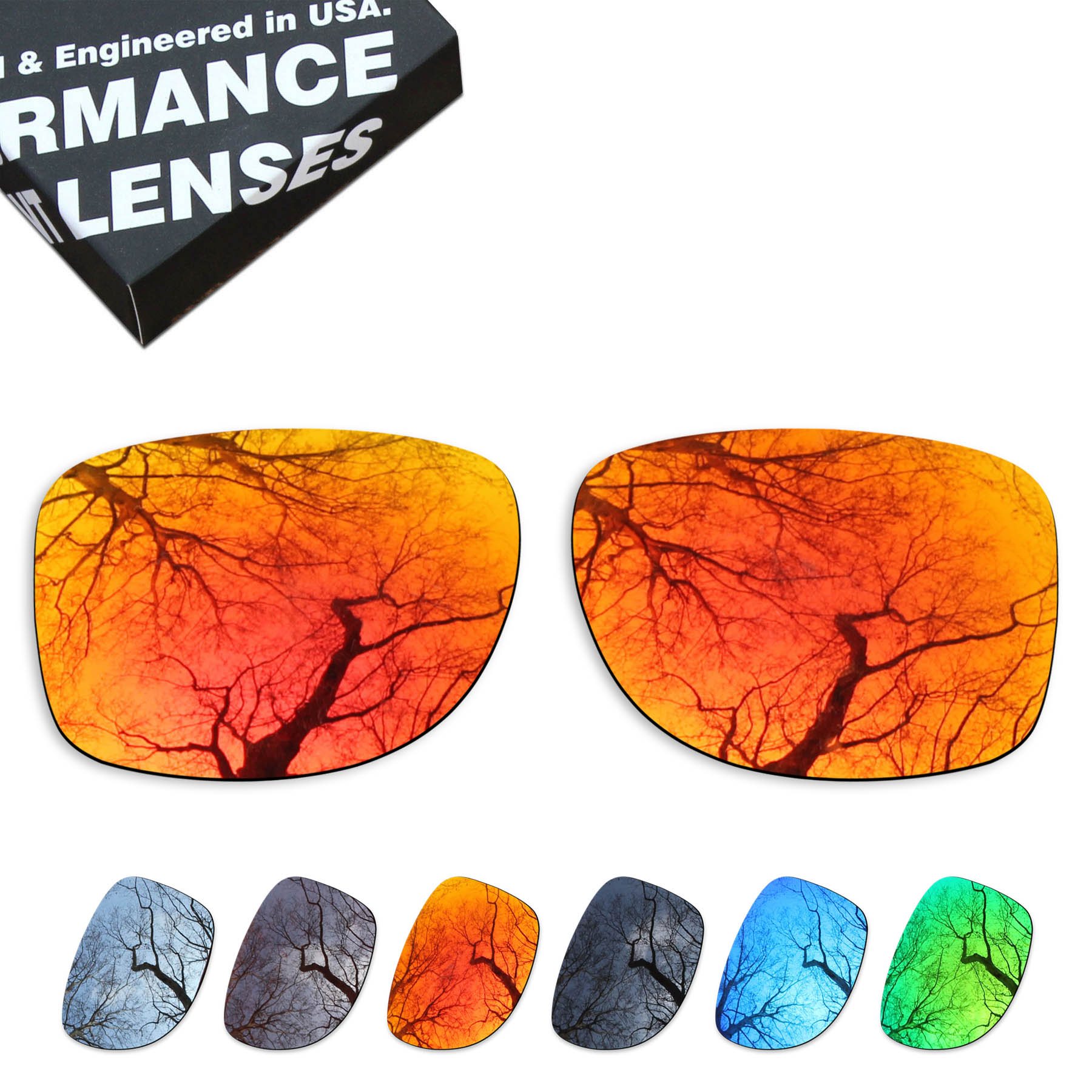 ToughAsNails Polarisierte Ersatz Linsen für Oakley Gauge 8 L OO4124-62 Sonnenbrille-Mehrere Optionen