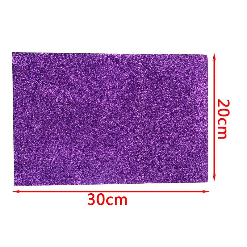 10Pcs aleatórias Diy Cartão A4 Folhas Glitter Única Face Ofício Brilho Papel Fixo Atacado