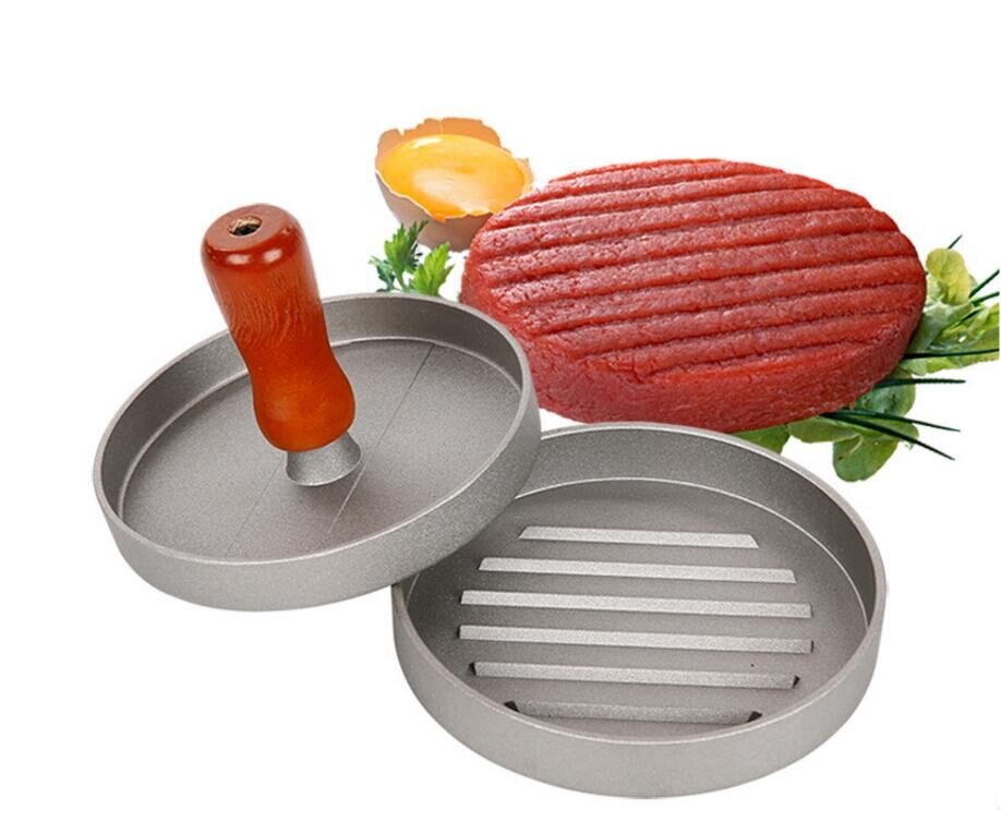 1pc gör-det- själv hamburgerpressbiffar maker form färsbiff kött hamburgerpress gör hamburgerbiffar hamburgare kök matlagningsverktyg elb 506
