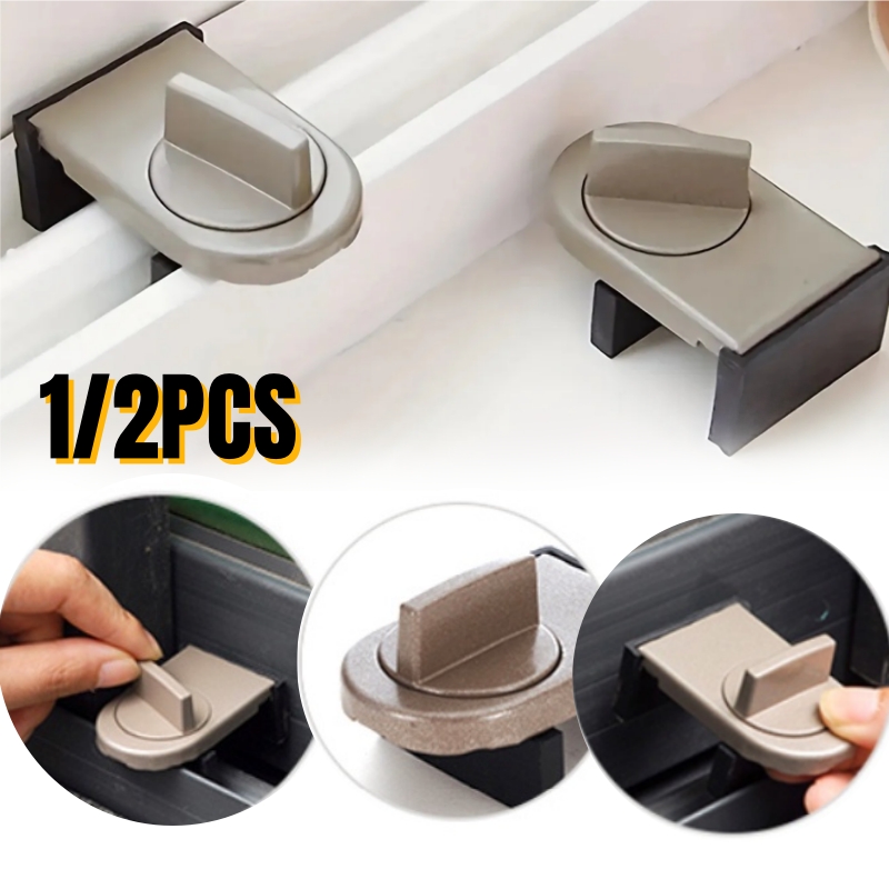 Tope de marco deslizante, cerraduras de gabinete, correas, puertas, cerradura antirrobo de seguridad, puerta corredera de ventana, cerradura de puertas de seguridad para bebés y niños