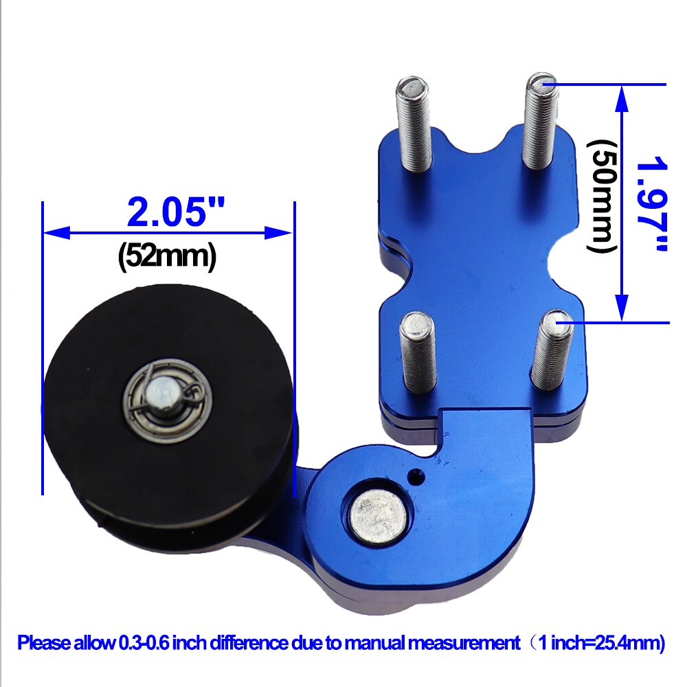 Universal Aluminum Black/Red/Silver/Blue/Gold Alloy Brand Adjuster Chain Tensioner Roller For Motorcycle /Chopper ATV