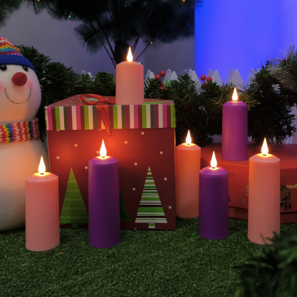 Velas Led recargables por Usb, llama parpadeante con Control remoto, luz impermeable, velas de boda, lámpara de vela de decoración del hogar
