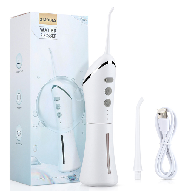 XIAOMI-irrigador Dental con chorro de agua, limpieza Dental, blanqueamiento Dental, impermeable, lavadora bucal, hilo Dental: Default Title