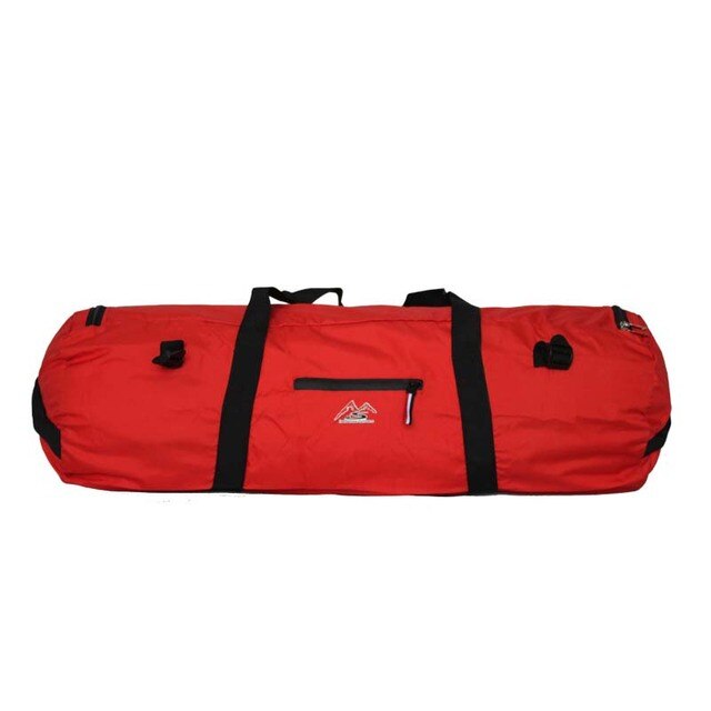 Stor kapacitet hopfällbar tältförvaring bärväska vattentät bagagepåse för camping vandring picknick arrangör promenadhållare: Röd  s 75 x 26 x 26cm