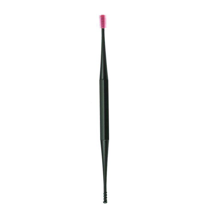 1 stk genanvendelig vatpind spiral ørevoksfjerner silikonepinde dobbelthovedet ørestik øre rengøringsværktøj til rengøring af makeup: 02