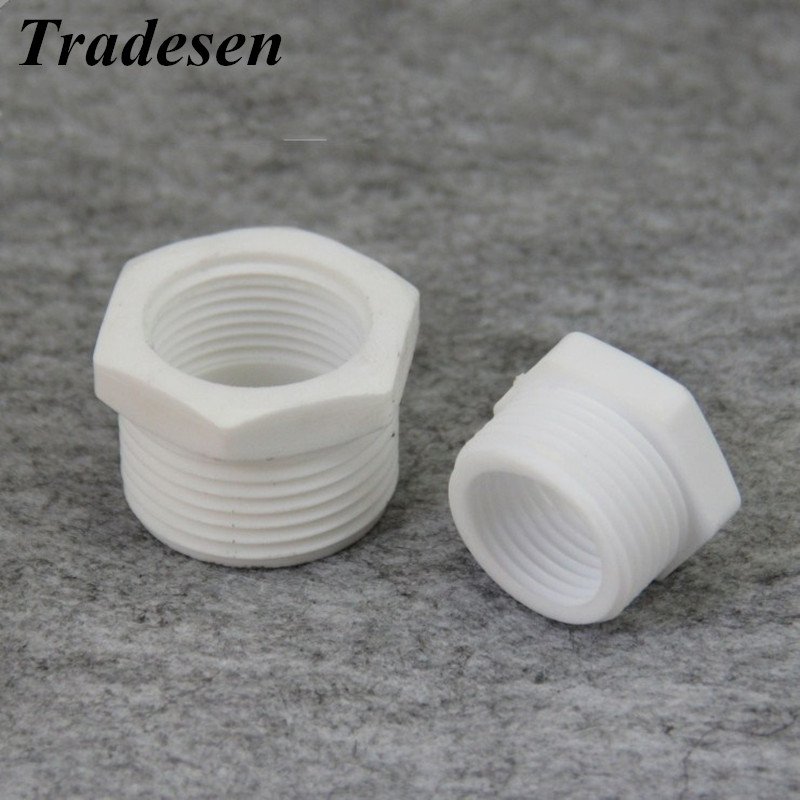 1Pcs Plastic Threaded Connectors 3/8“ 1/4“ 1/8“1/2" 3/4" 1''Straight Male/Female Screw Joint Pipe Fittings Irrigation Supplies