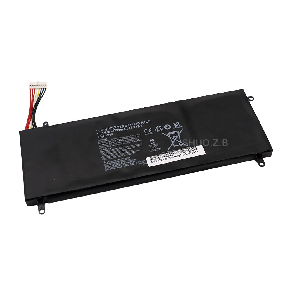GNC-C30 Laptop Battery For GIGABYTE U2442 U24F P34G U2442N U2442S U2442V U24 U24T U2442T V1 V2 11.1V 4300mAh 47.73Wh SHUOZB