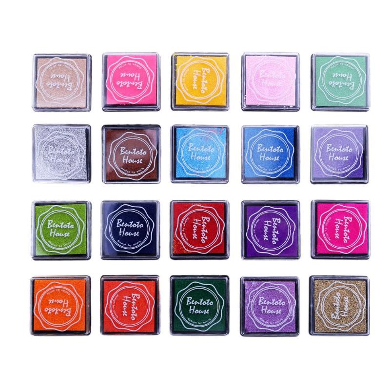 Sellos Color 20 sello de colores Inkpad Vintage manualidades ti... – Grandado
