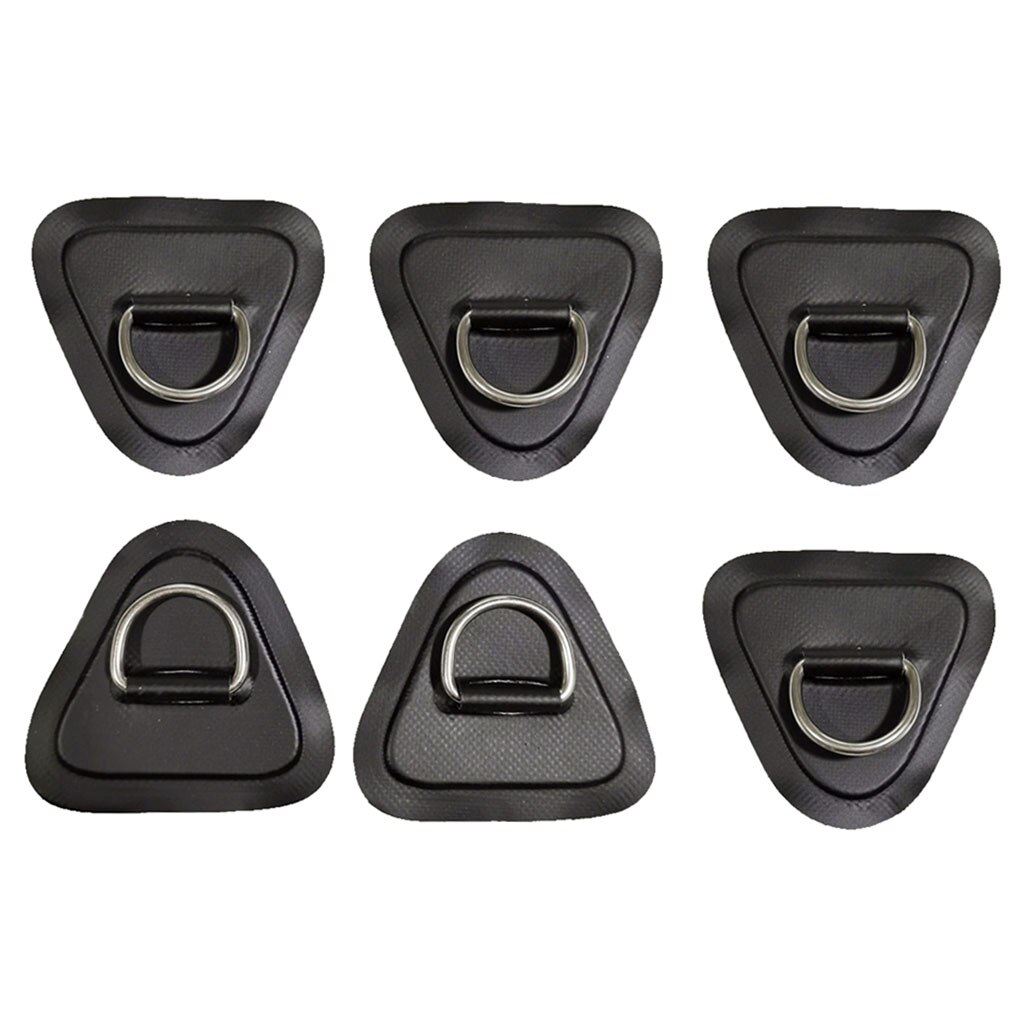 6 Pieces Stainless Steel Kayak D-Ring Buckle For Surfboard Inflatable Boat