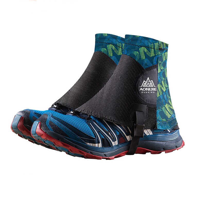 AONIJIE-Zapatillas de Trail Running Unisex, altamente protectoras, a prueba de arena, zapato para exteriores, cubiertas reflectantes para triatlón, Maratón, senderismo, E941