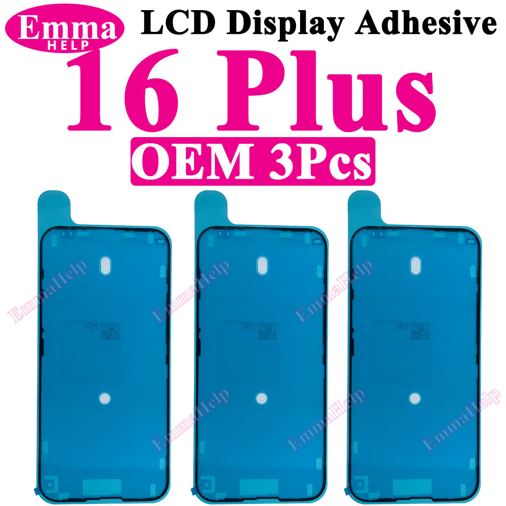 LCD Screen Adhesive Sticker For iPhone 11 13 16 Pro Max 14 15 Plus 12 Mini Frame Seal Glue Tape LCD Display Waterproof Glue Seal: WHITE